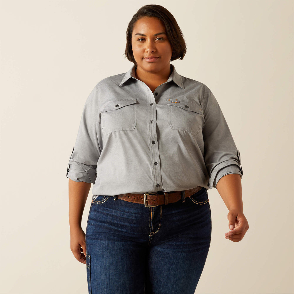 Rebar Made Tough VentTEK DuraStretch Work Shirt-Ariat