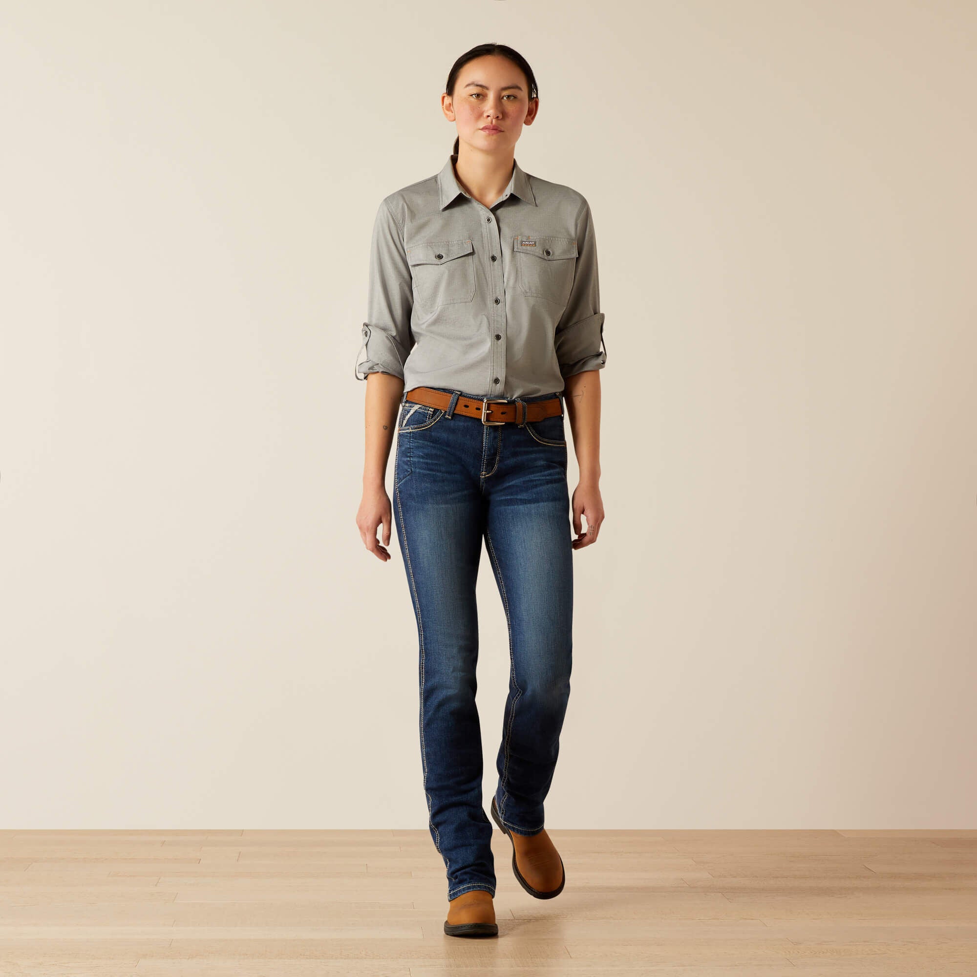 Rebar Made Tough VentTEK DuraStretch Work Shirt-Ariat