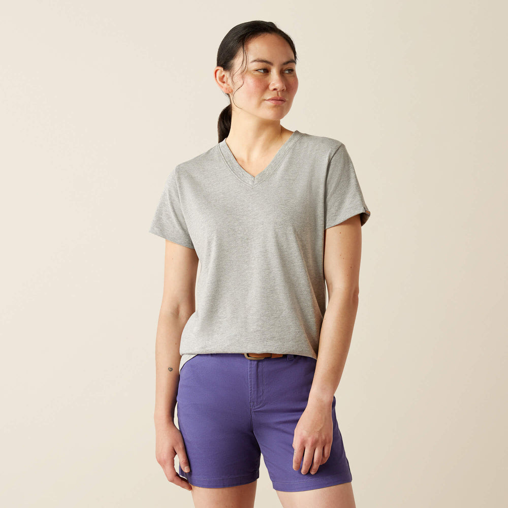 Rebar Cotton Strong Standard V-Neck T-Shirt-Ariat
