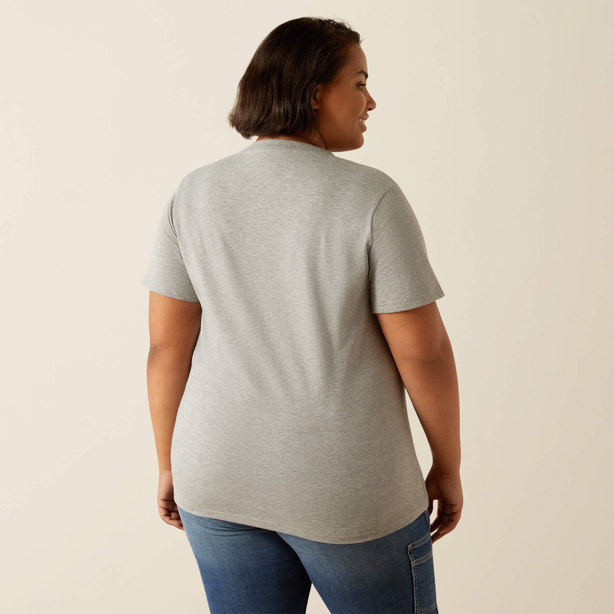 Rebar Cotton Strong Standard V-Neck T-Shirt-Ariat