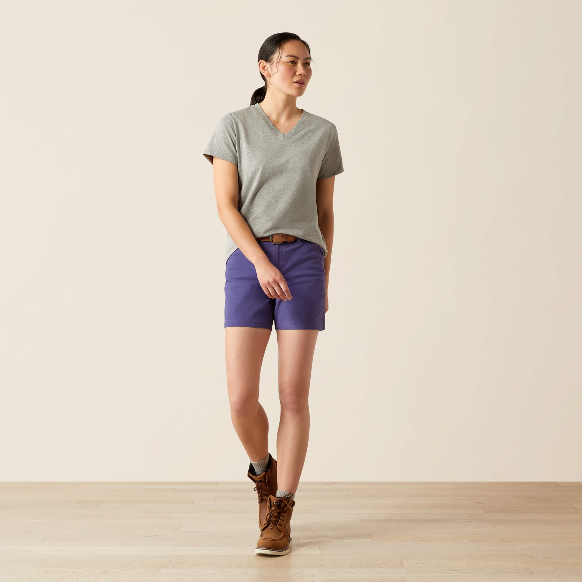 Rebar Cotton Strong Standard V-Neck T-Shirt-Ariat