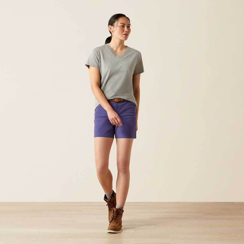 Rebar Cotton Strong Standard V-Neck T-Shirt-Ariat