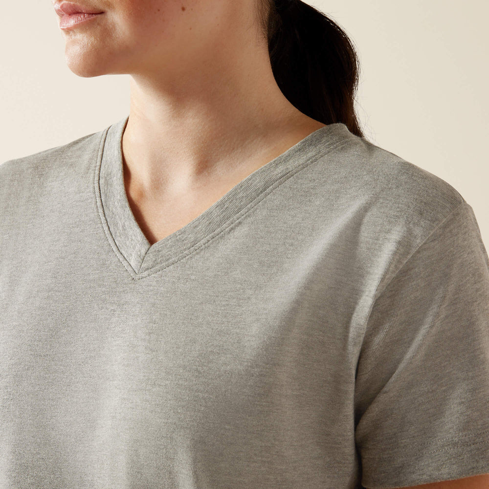 Rebar Cotton Strong Standard V-Neck T-Shirt-Ariat