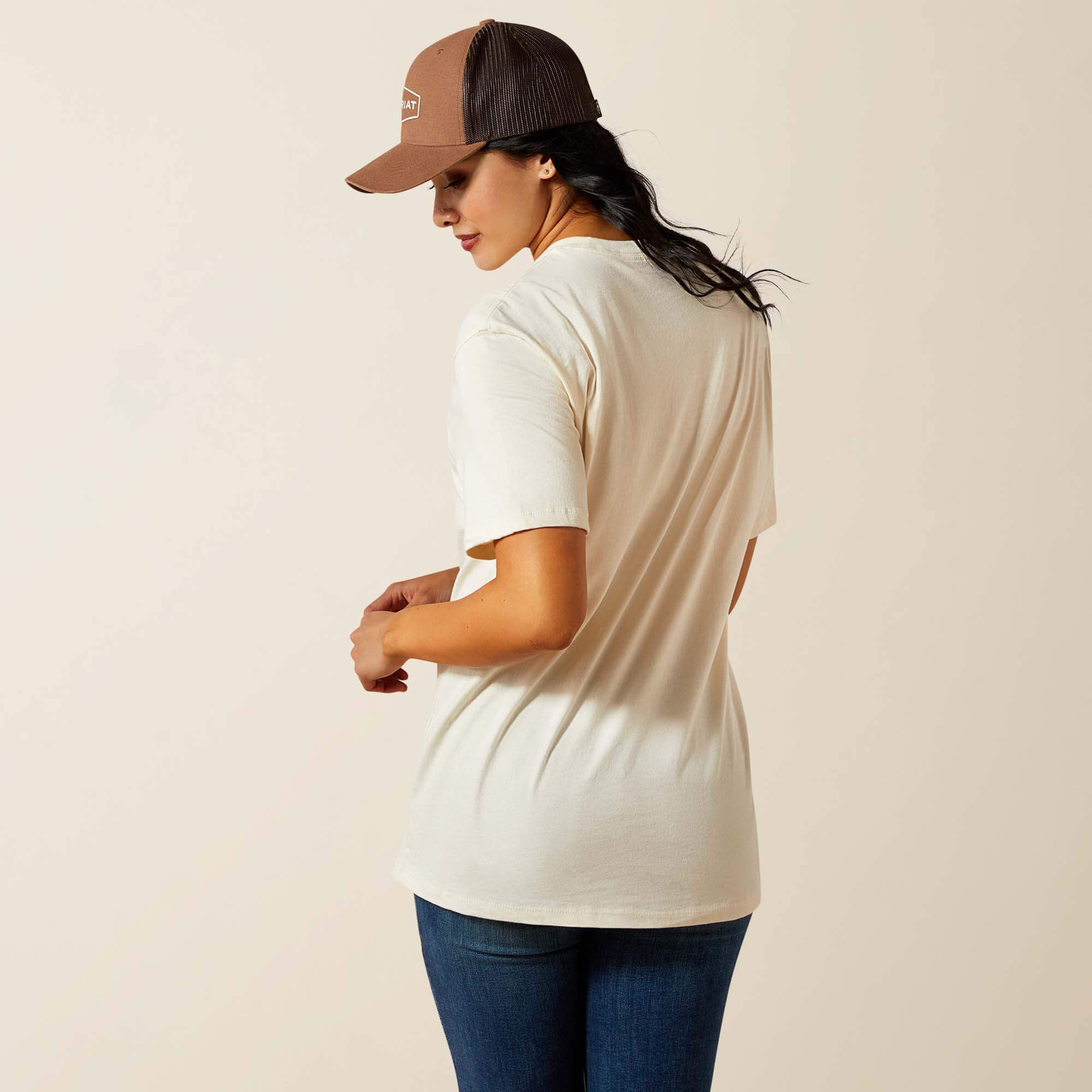 Ariat Retro Block Poster T-Shirt-Ariat