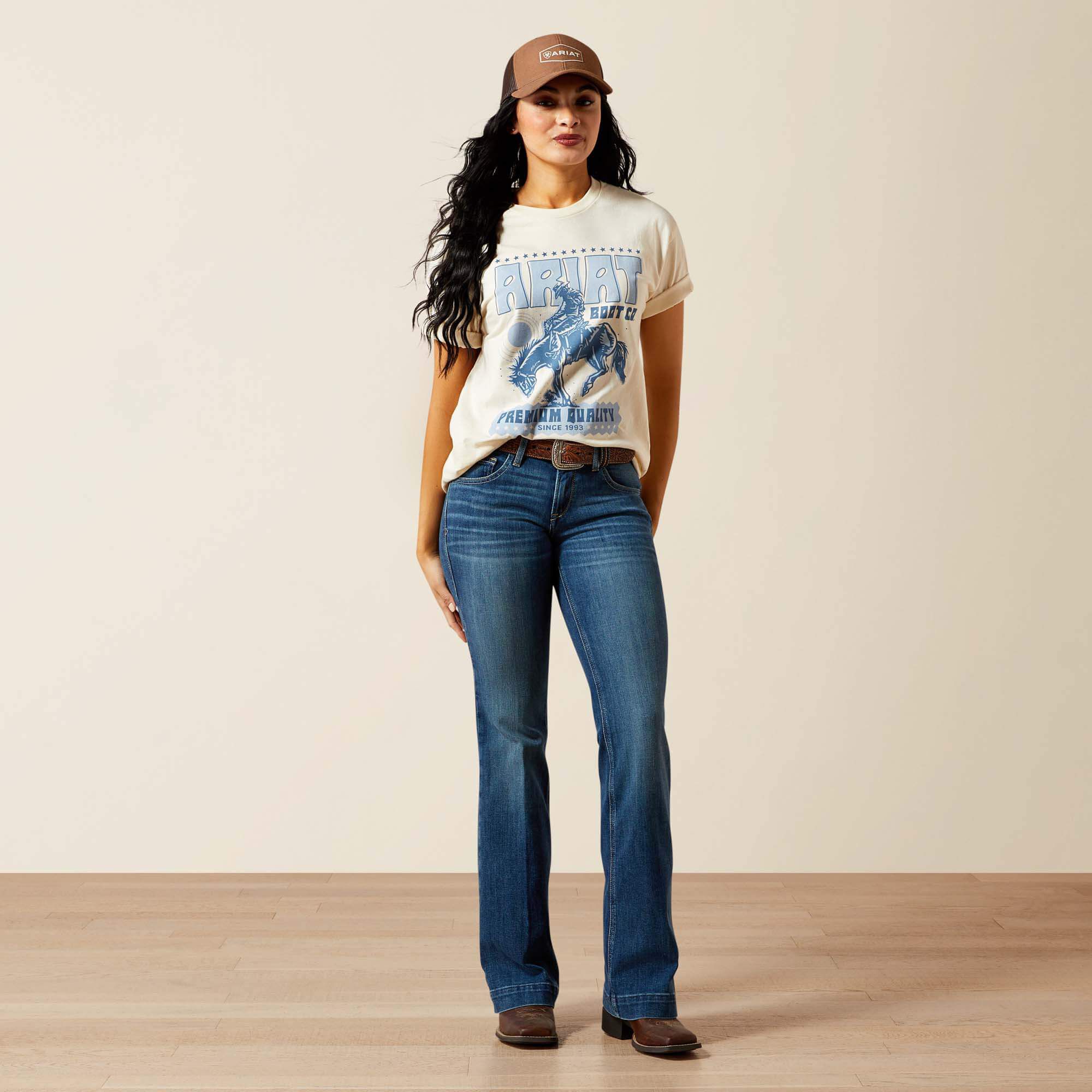 Ariat Retro Block Poster T-Shirt-Ariat