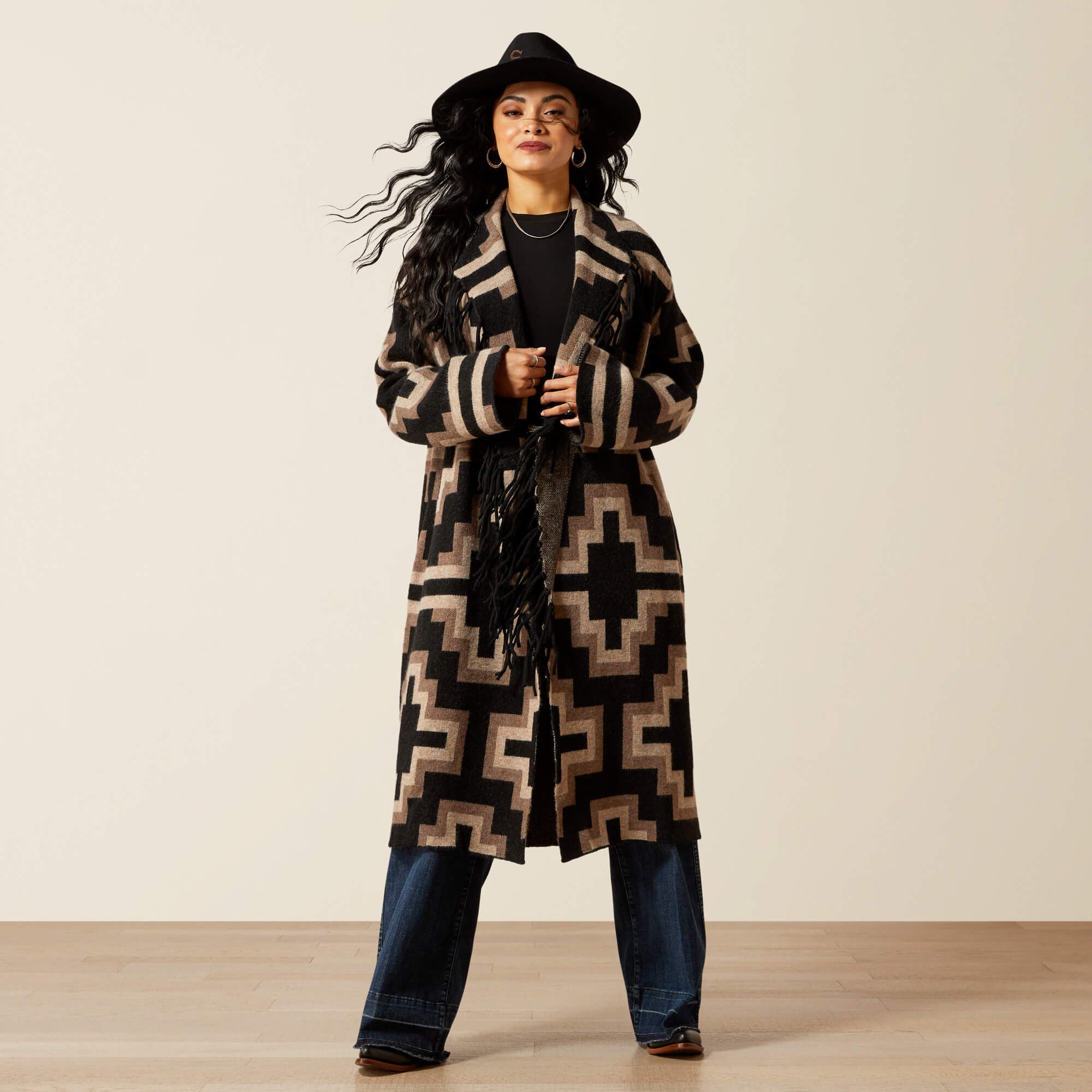 Barrel Sweater Coat-Ariat