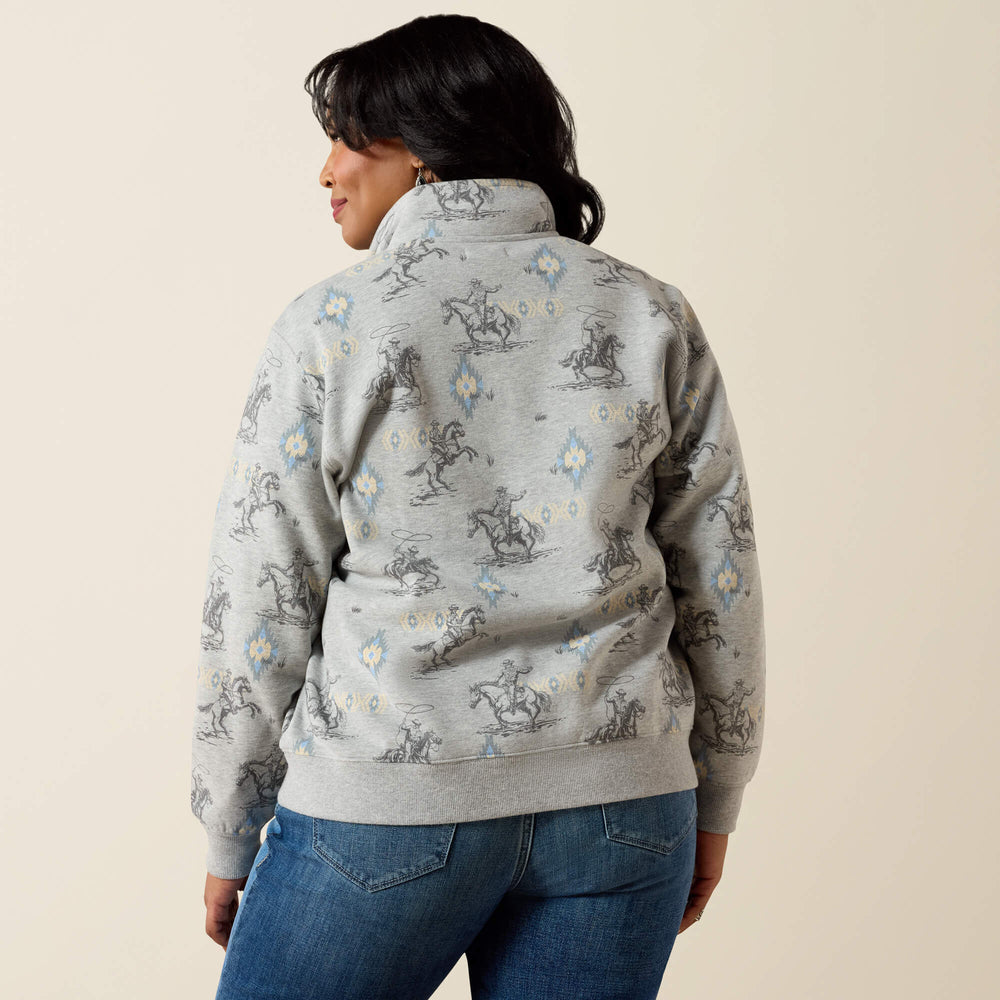 Sapphire 1/2 Zip Sweatshirt-Ariat