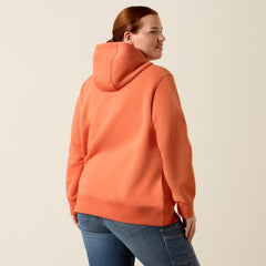 Rebar Lightweight Logo 1/2 Zip Hoodie-Ariat
