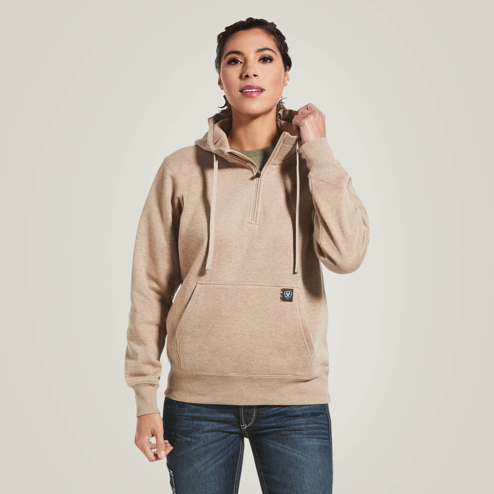 Rebar Skill Set 1/2 Zip Hoodie-Ariat