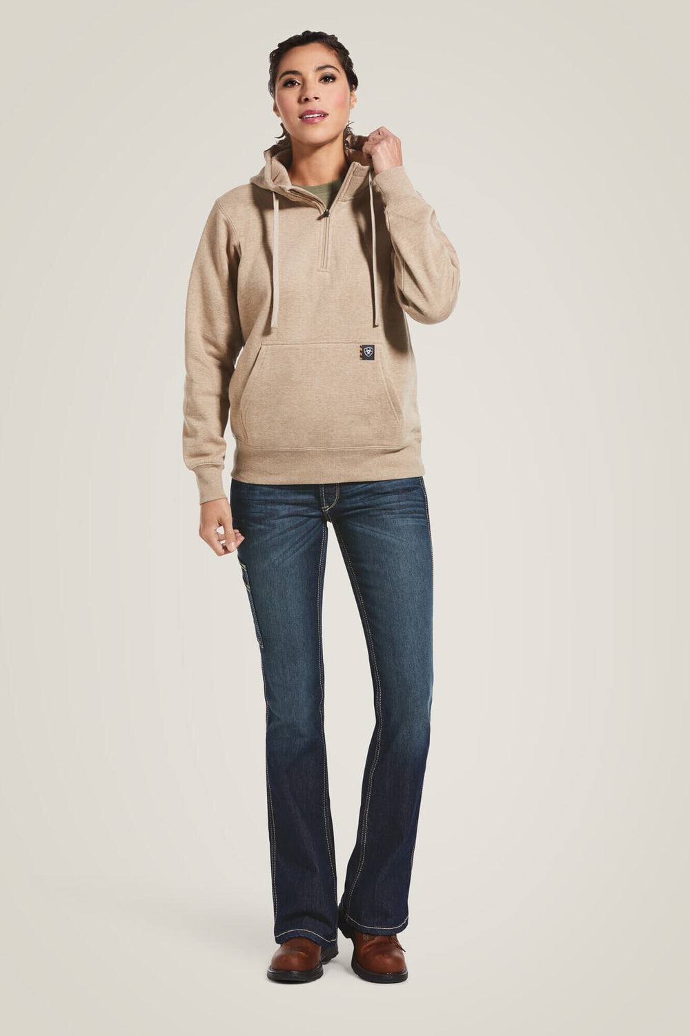 Rebar Skill Set 1/2 Zip Hoodie-Ariat