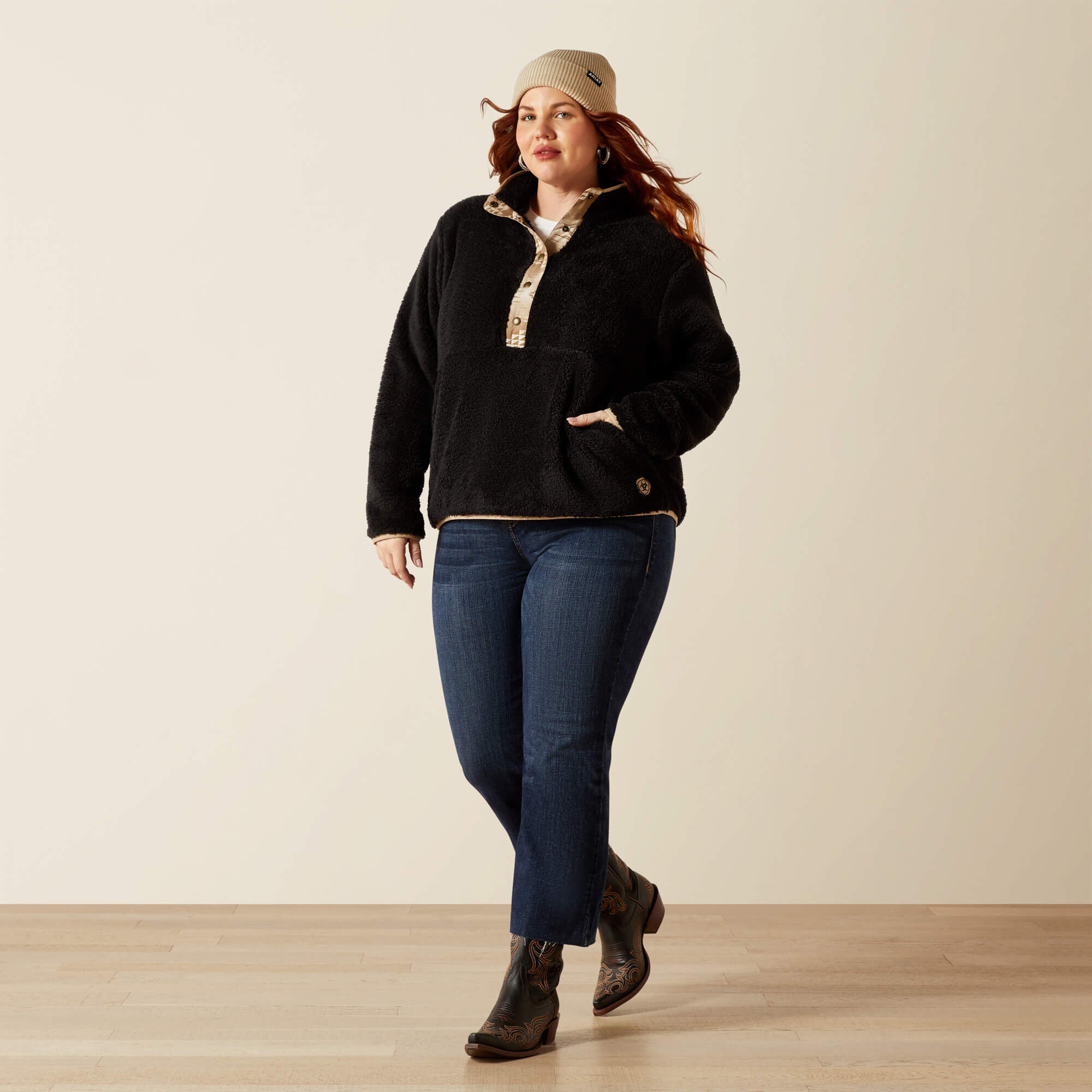 Berber Snap Front Sweatshirt-Ariat