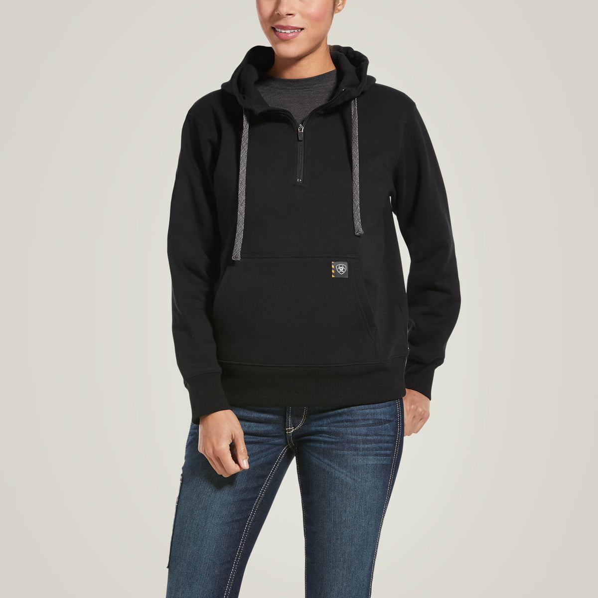 Rebar Skill Set 1/2 Zip Hoodie-Ariat