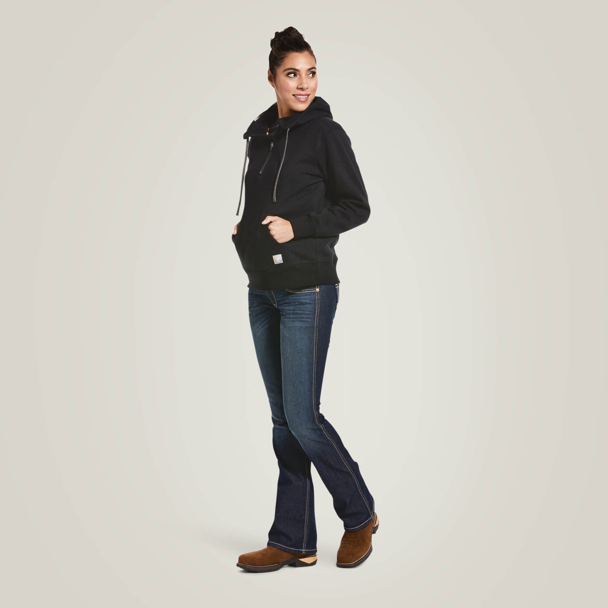 Rebar Skill Set 1/2 Zip Hoodie-Ariat