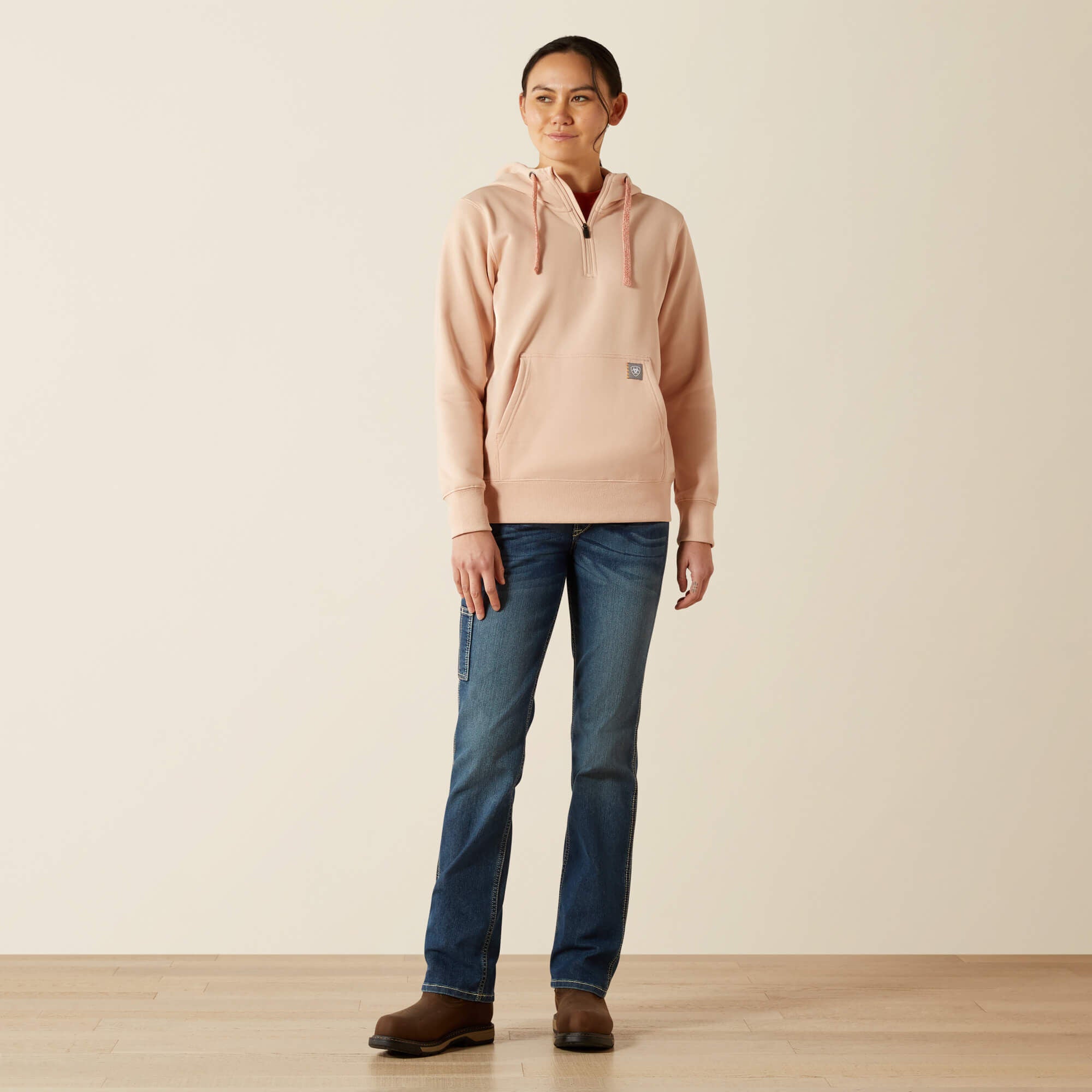 Rebar Skill Set 1/2 Zip Hoodie-Ariat