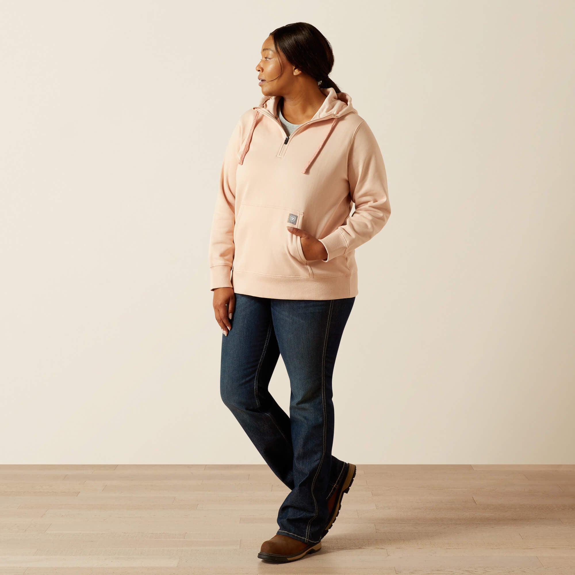 Rebar Skill Set 1/2 Zip Hoodie-Ariat