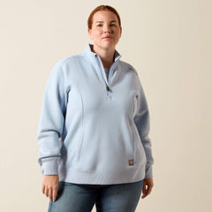 Rebar Lightweight Mock 1/2 Zip Sweatshirt-Ariat