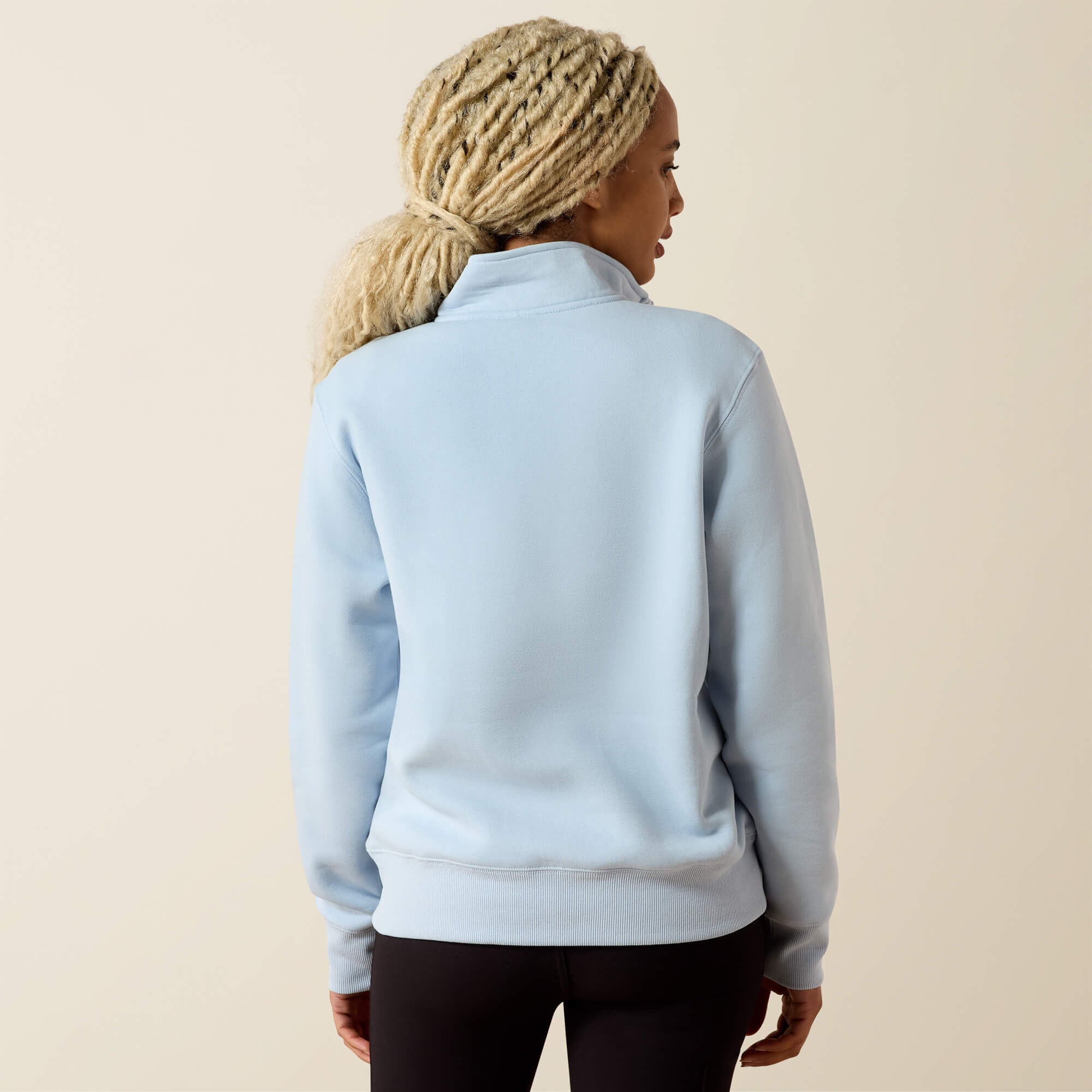 Rebar Lightweight Mock 1/2 Zip Sweatshirt-Ariat