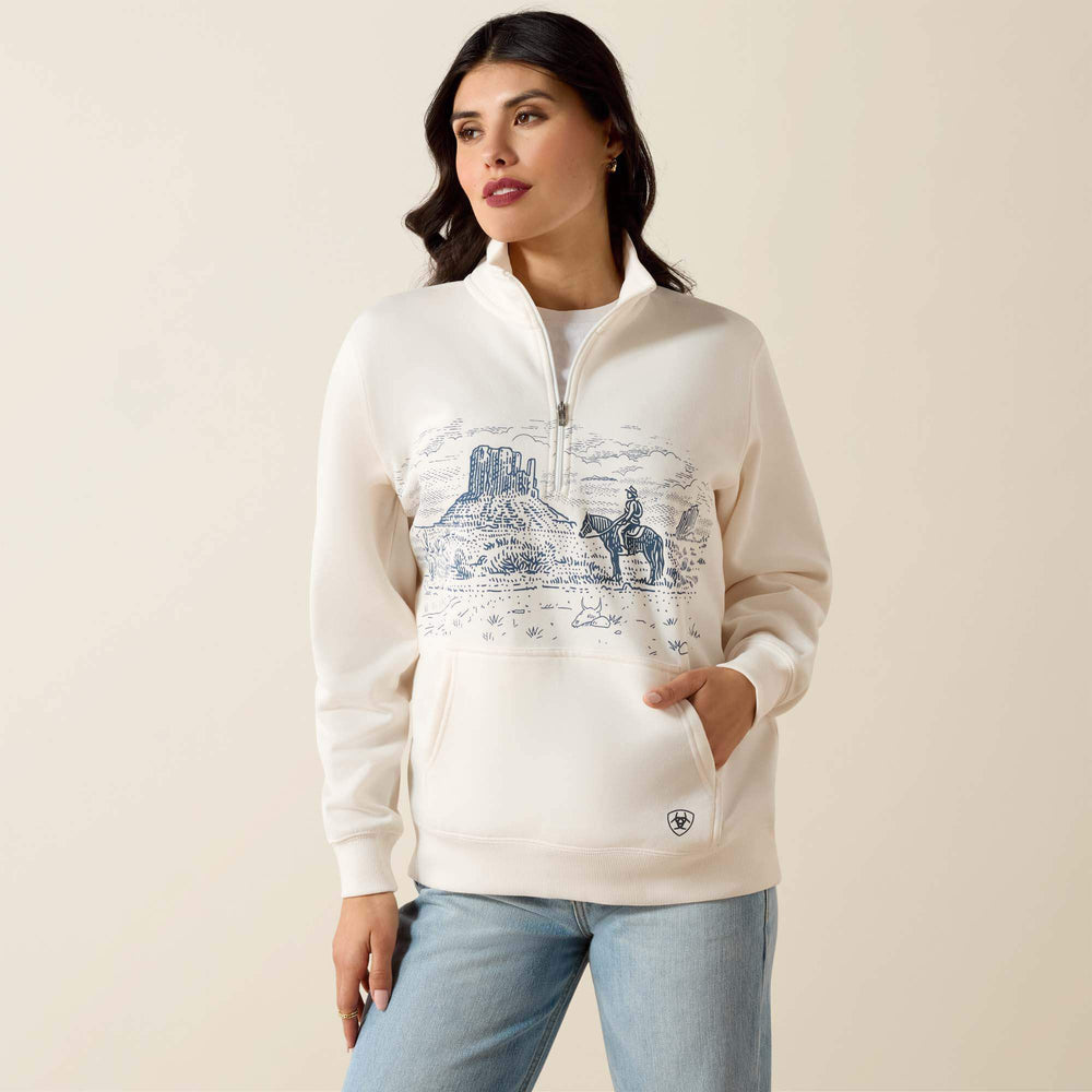 Traveler 1/2 Zip Sweatshirt-Ariat