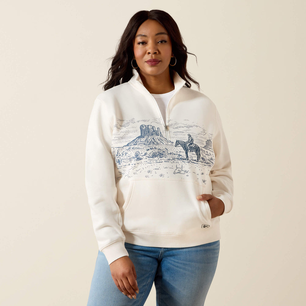 Traveler 1/2 Zip Sweatshirt-Ariat