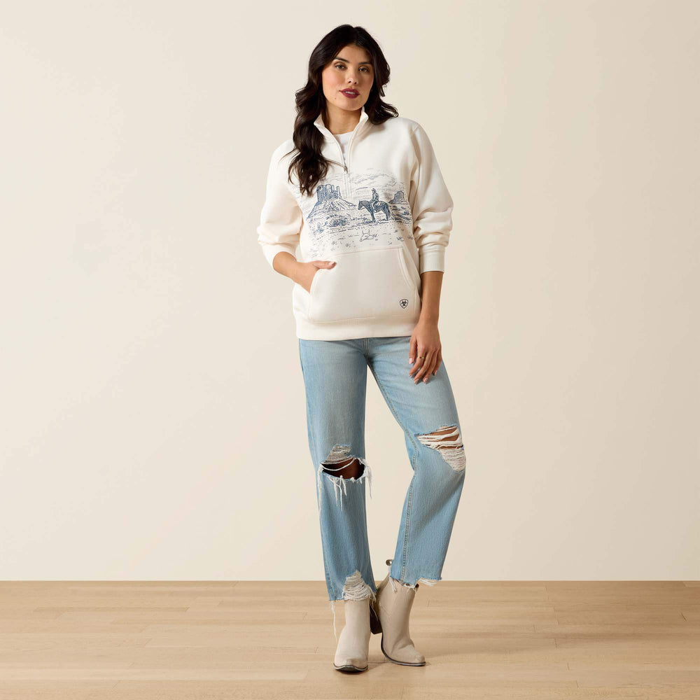 Traveler 1/2 Zip Sweatshirt-Ariat