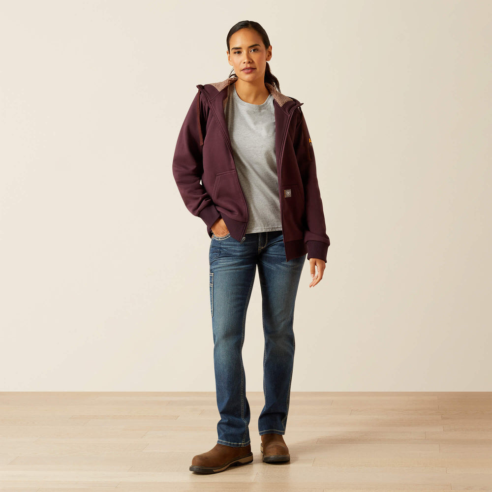 Rebar All-Weather Sherpa Full Zip Hoodie-Ariat