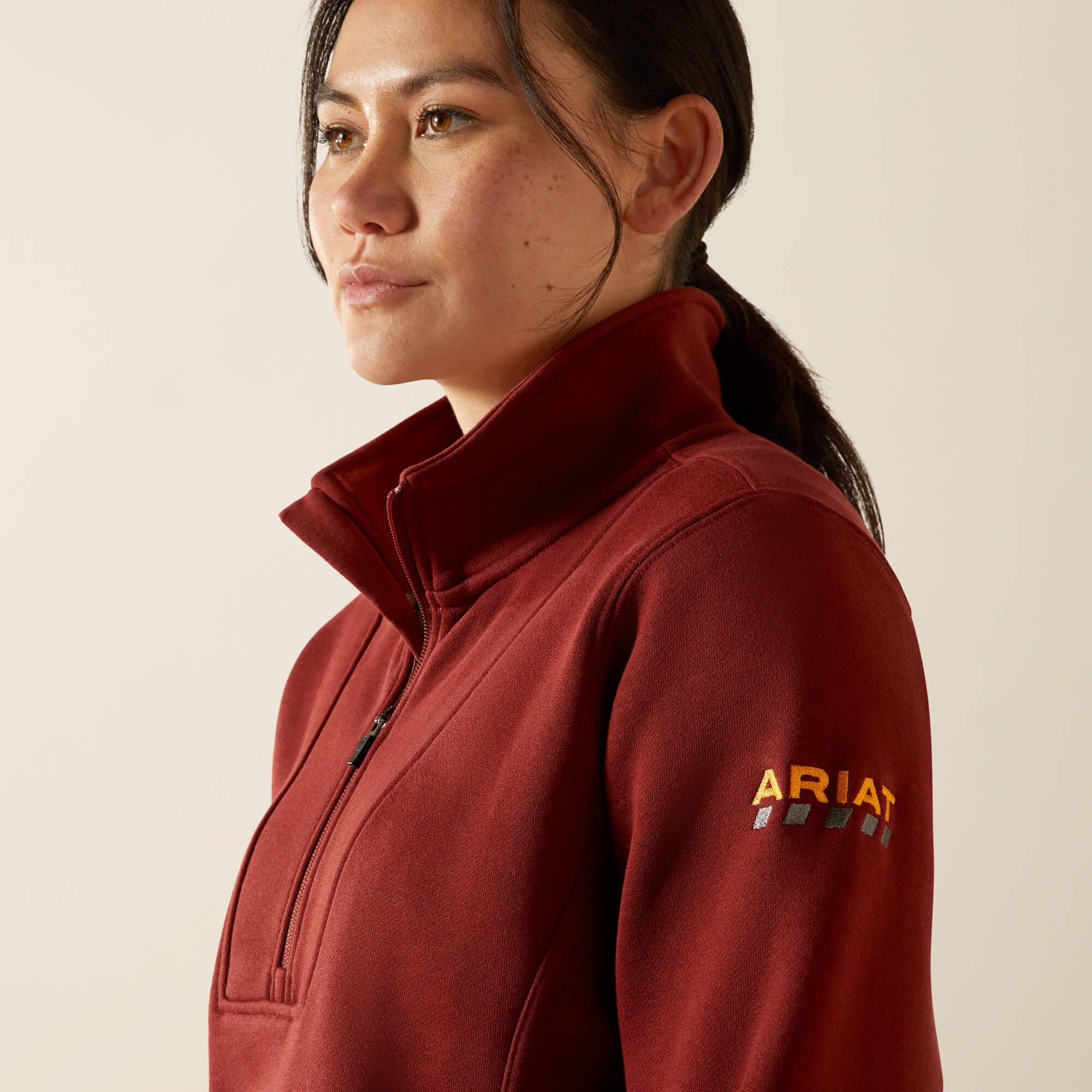 Rebar Traverse Funnel Neck Sweatshirt-Ariat