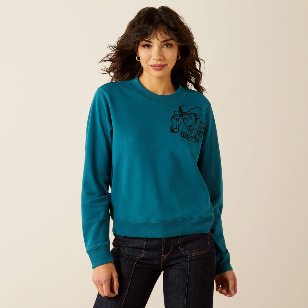 Essential Sendero West is Best Sweatshirt-Ariat
