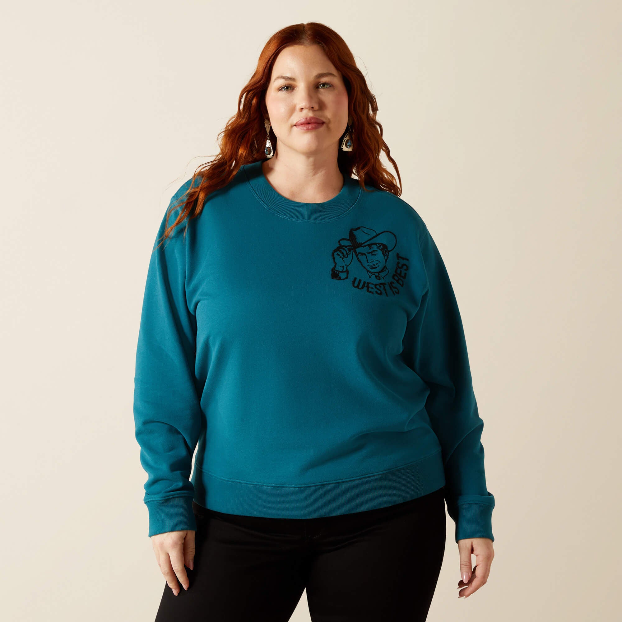 Essential Sendero West is Best Sweatshirt-Ariat