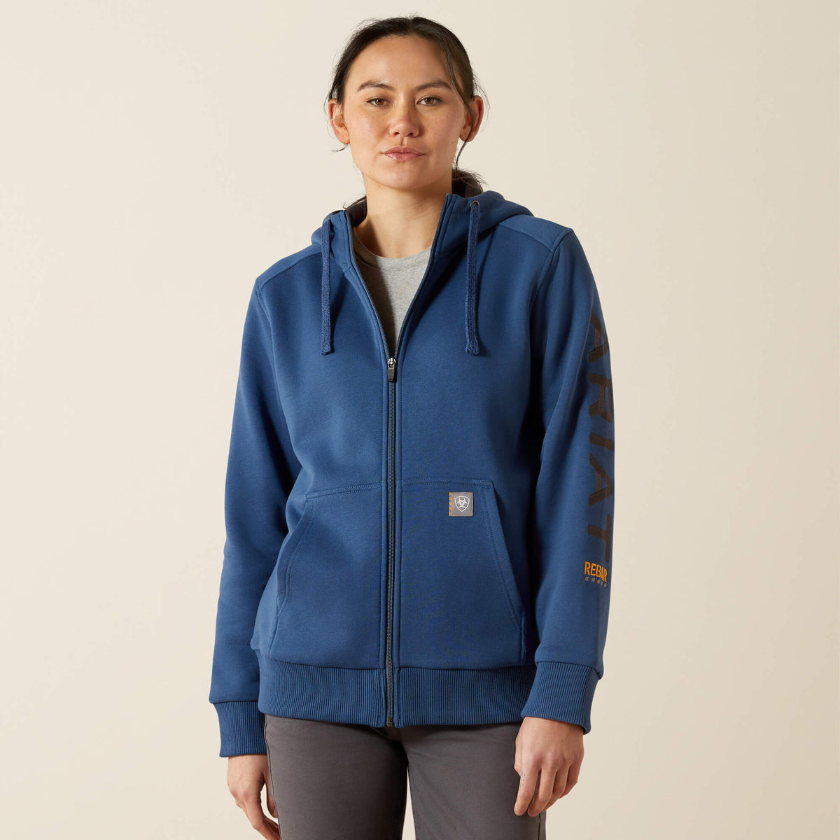 Rebar All-Weather Full Zip Hoodie-Ariat