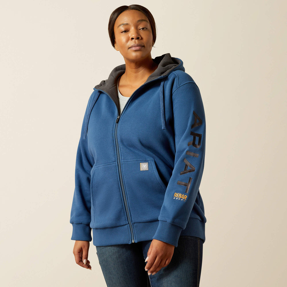 Rebar All-Weather Full Zip Hoodie-Ariat