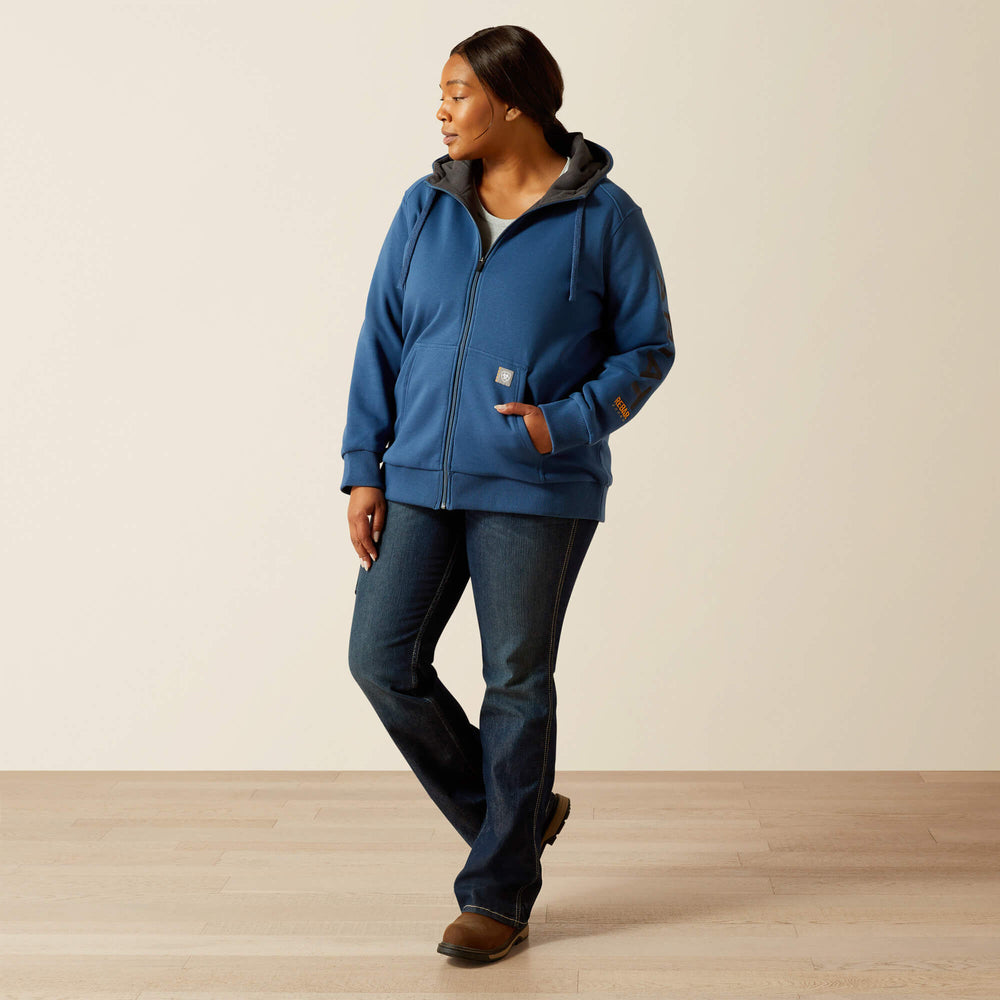 Rebar All-Weather Full Zip Hoodie-Ariat