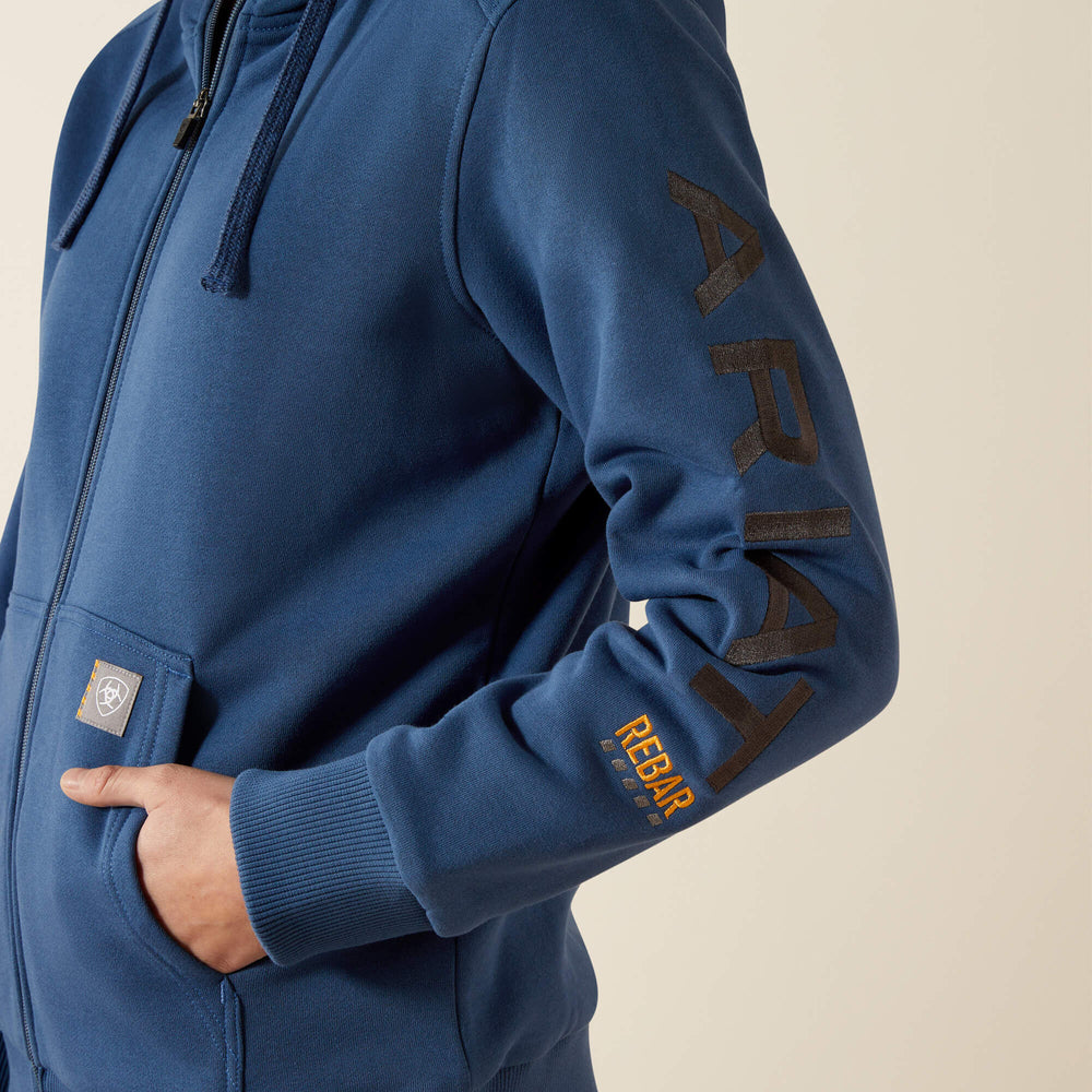 Rebar All-Weather Full Zip Hoodie-Ariat