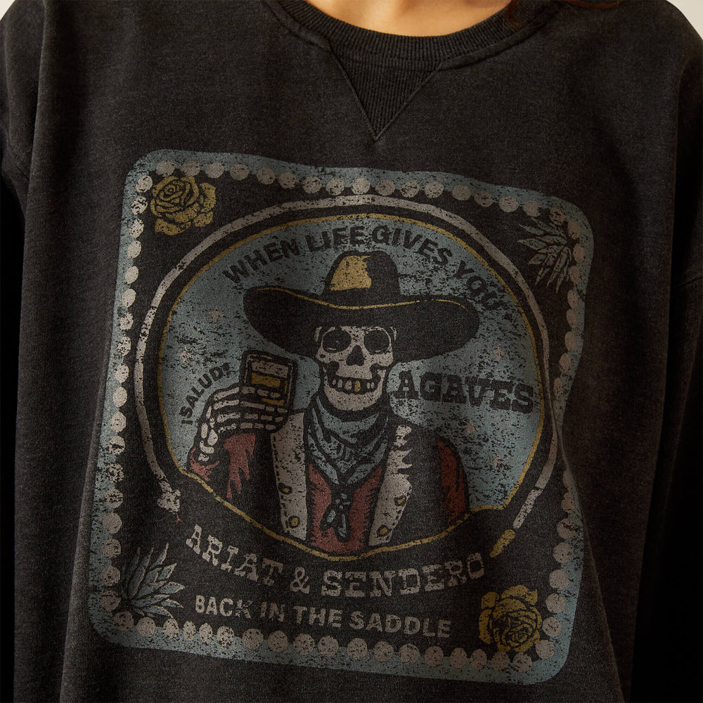 Oversize Sendero When Life Gives You Agaves Sweatshirt-Ariat