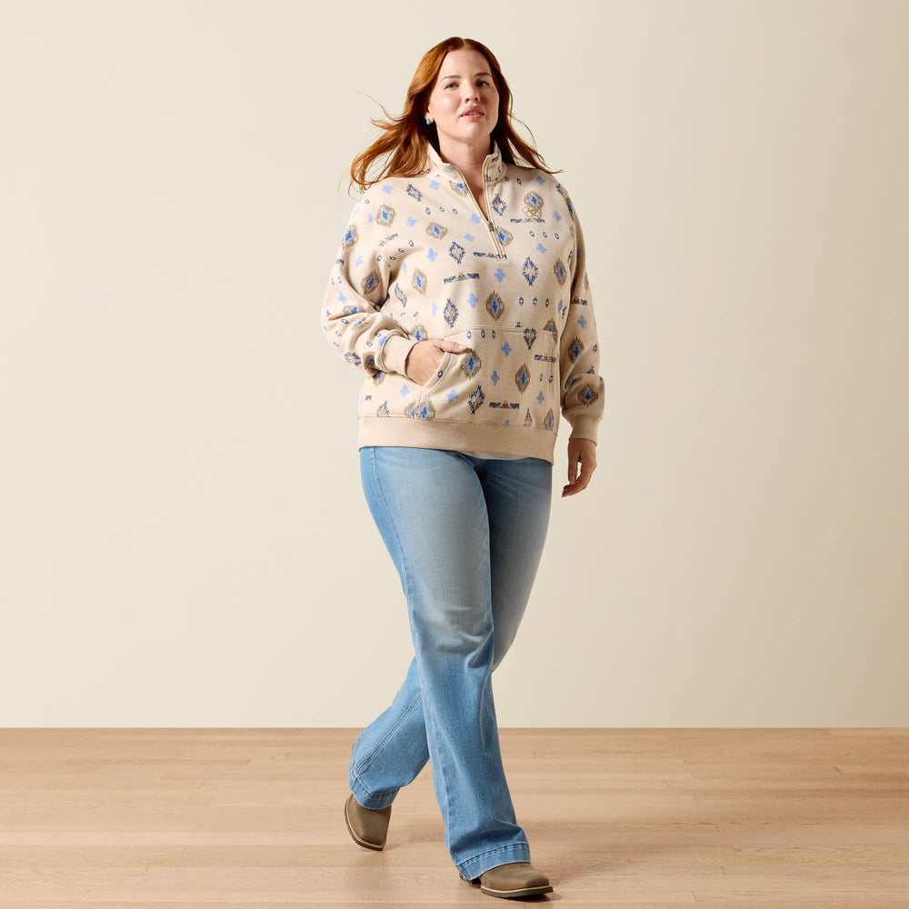 Sapphire 1/2 Zip Sweatshirt-Ariat