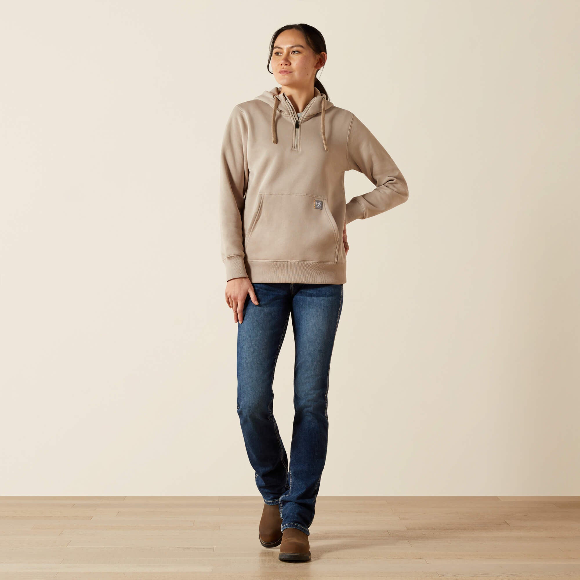 Rebar Skill Set 1/2 Zip Hoodie-Ariat