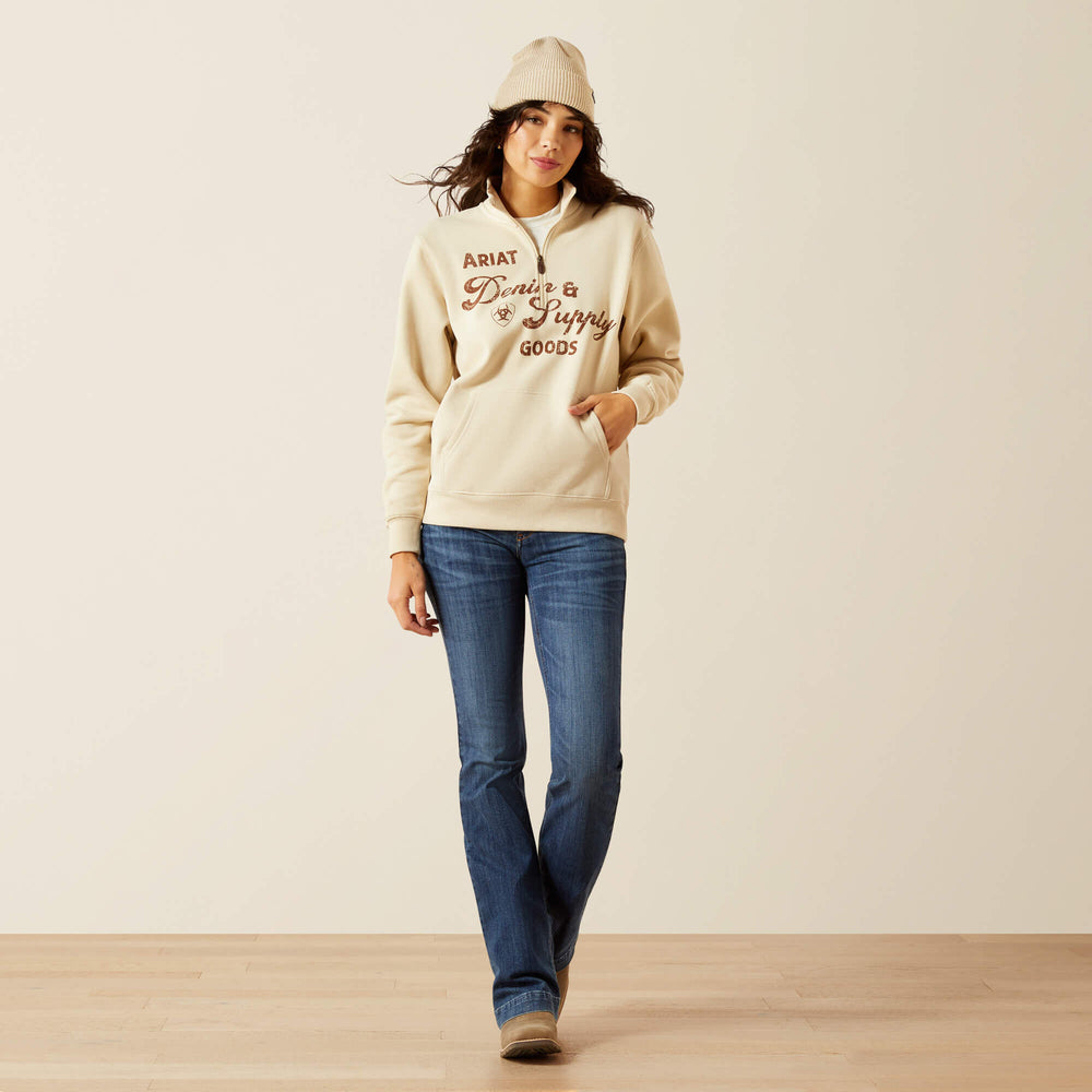 Denim and Supply 1/2 Zip Sweatshirt-Ariat