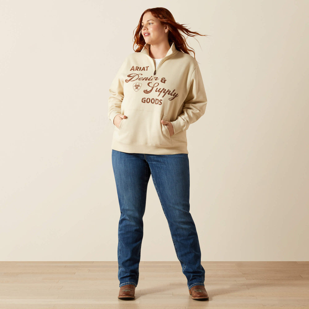 Denim and Supply 1/2 Zip Sweatshirt-Ariat