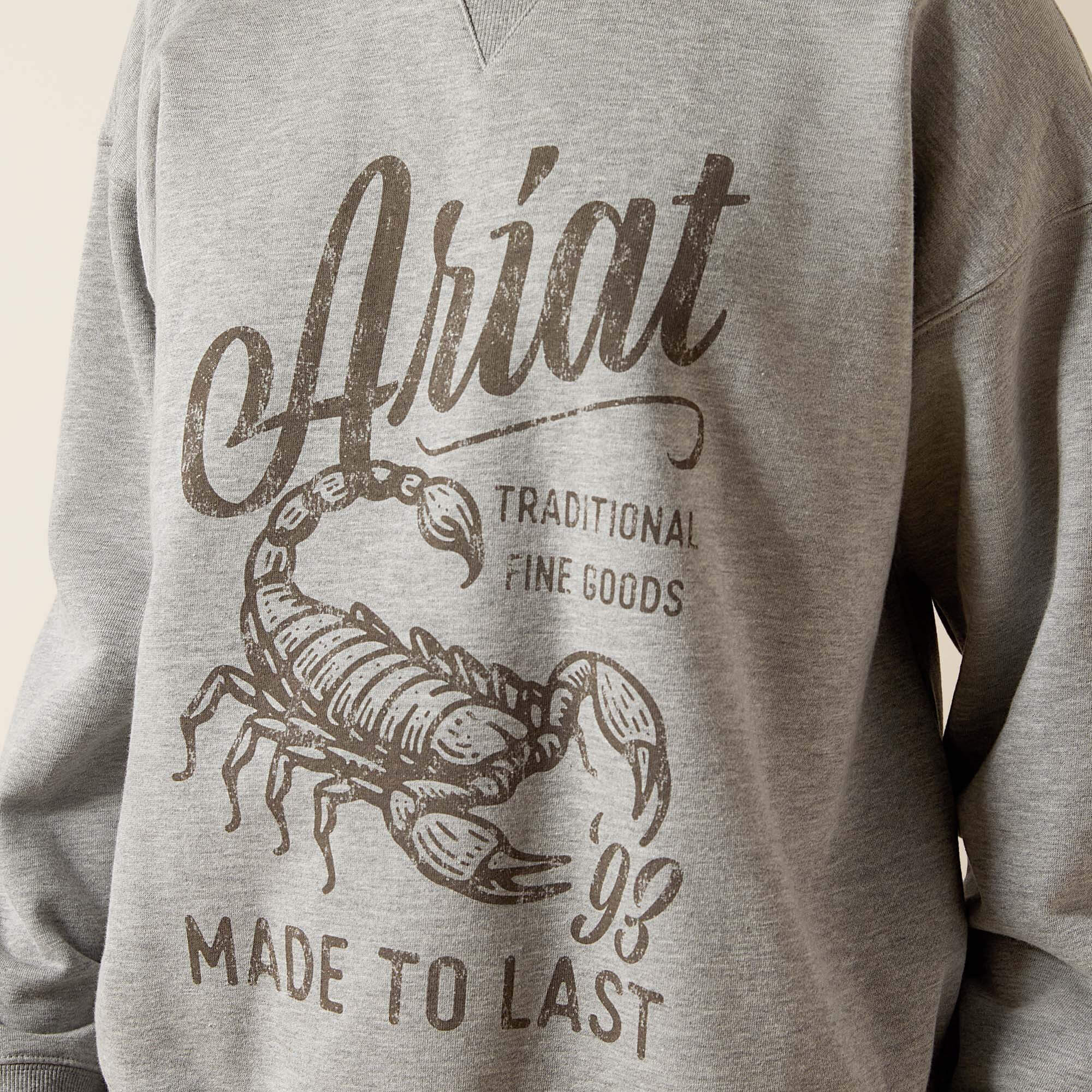 Scorpion Script Oversized Sweatshirt-Ariat