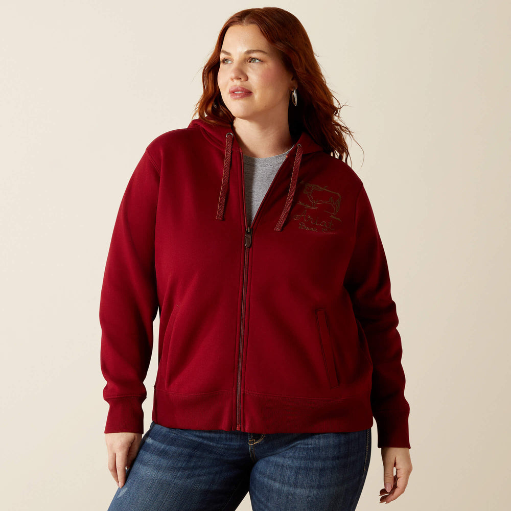 Stitched Full Zip Hoodie-Ariat