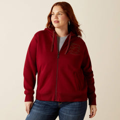 Stitched Full Zip Hoodie-Ariat