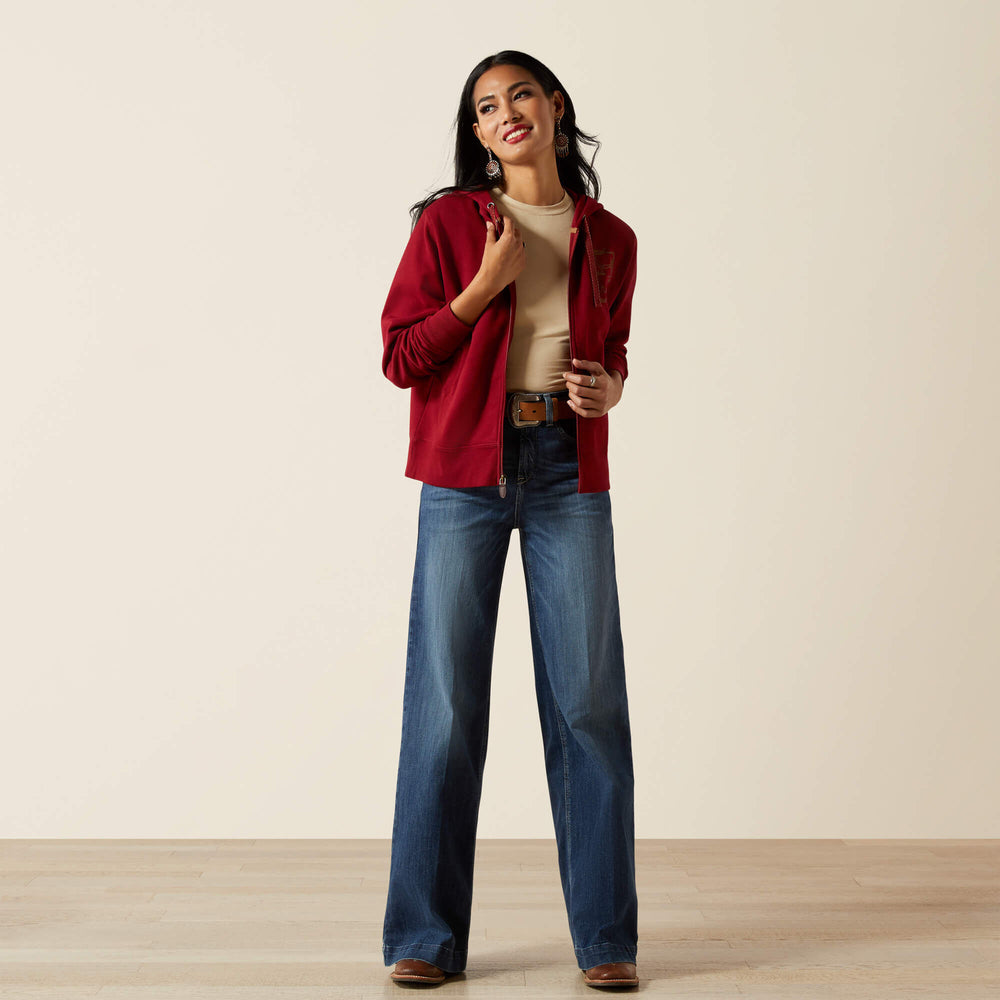 Stitched Full Zip Hoodie-Ariat