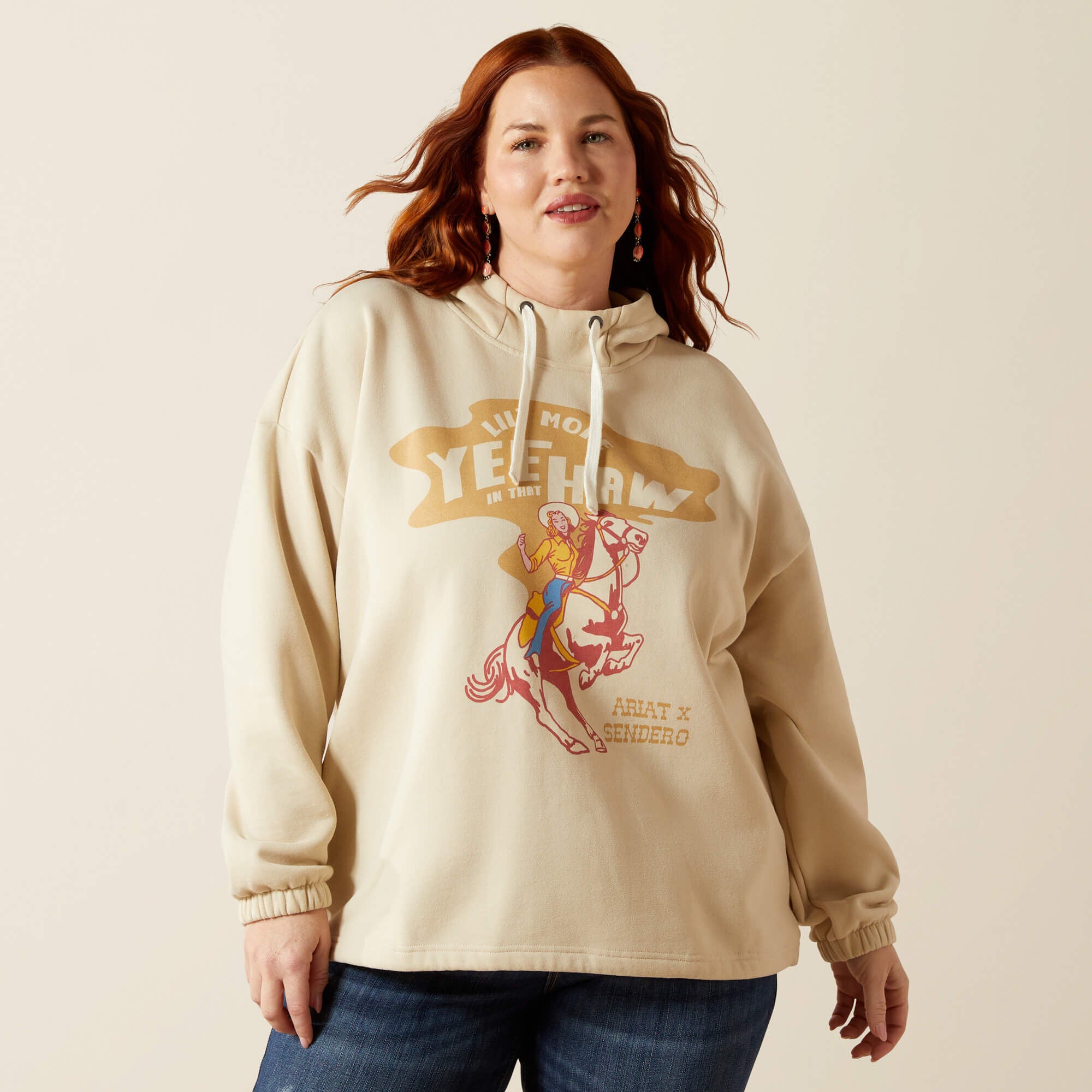 Essential Sendero Yeehaw Hoodie-Ariat