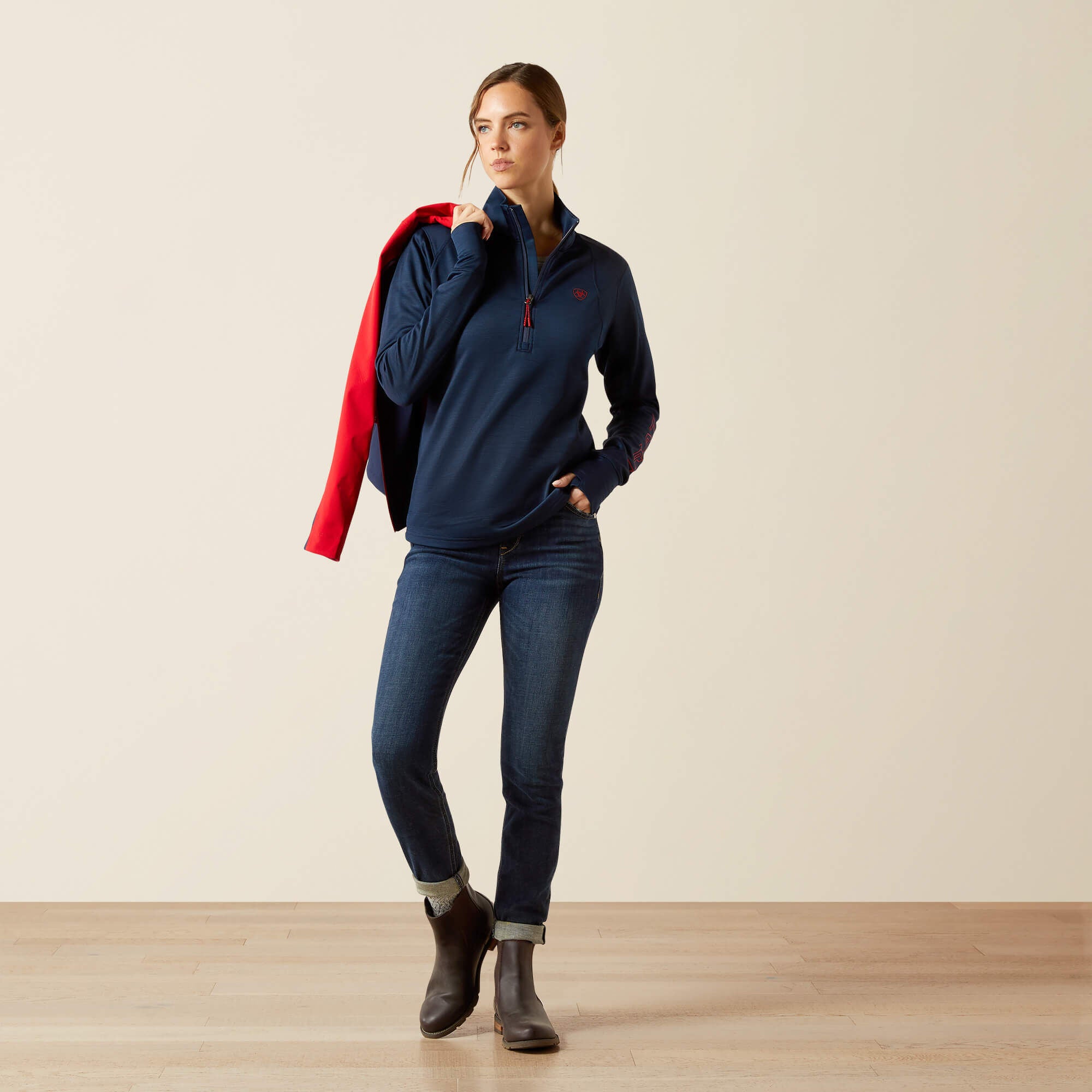Team EQ 1/2 Zip Pullover-Ariat
