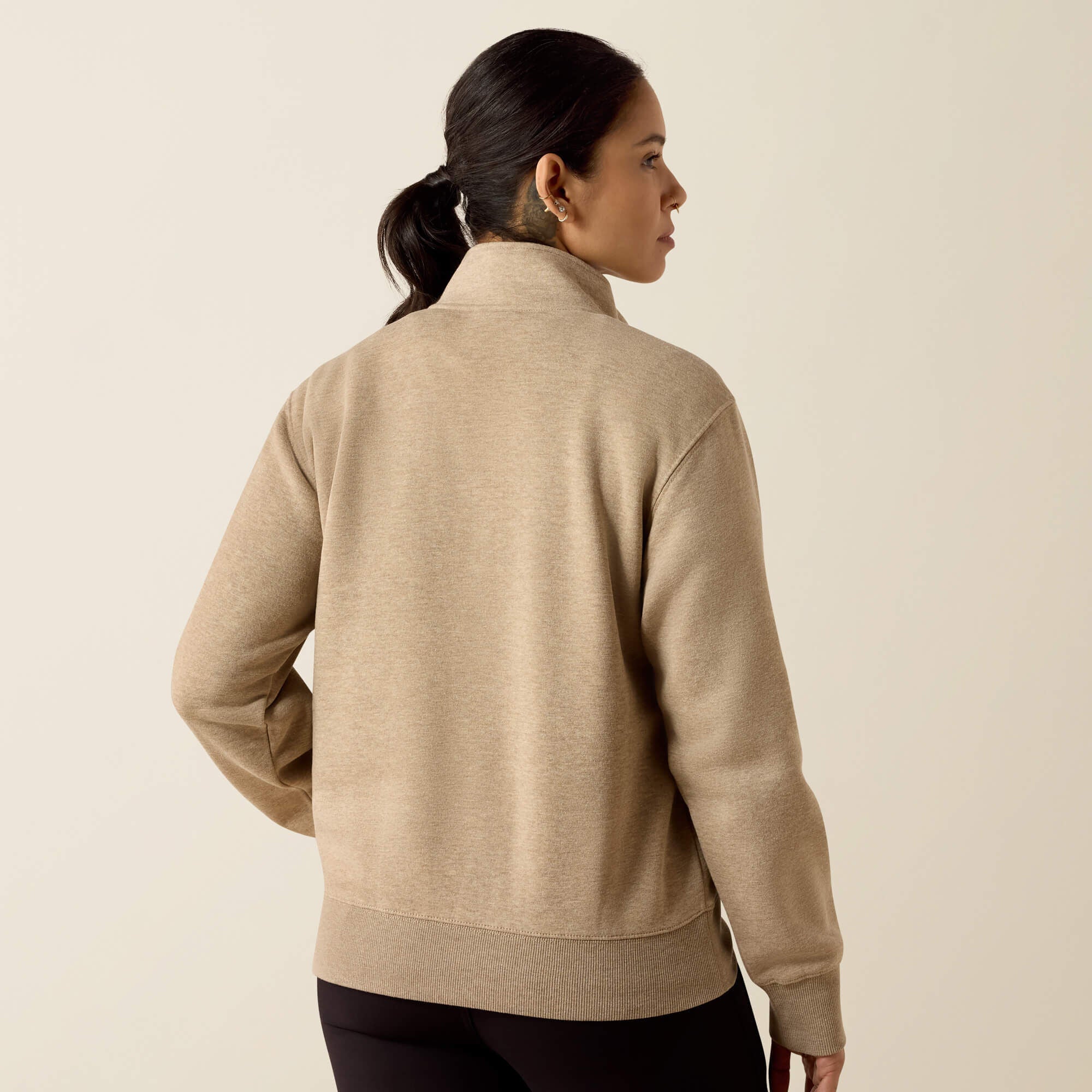 Rebar Lightweight Mock 1/2 Zip Sweatshirt-Ariat