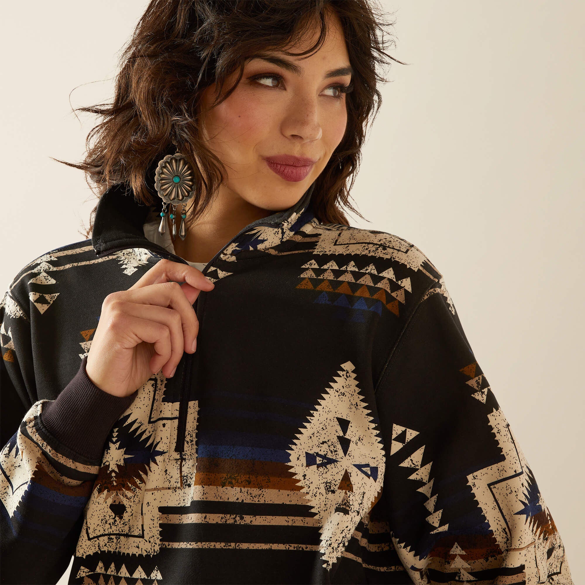 Sienna 1/2 Zip Sweatshirt-Ariat