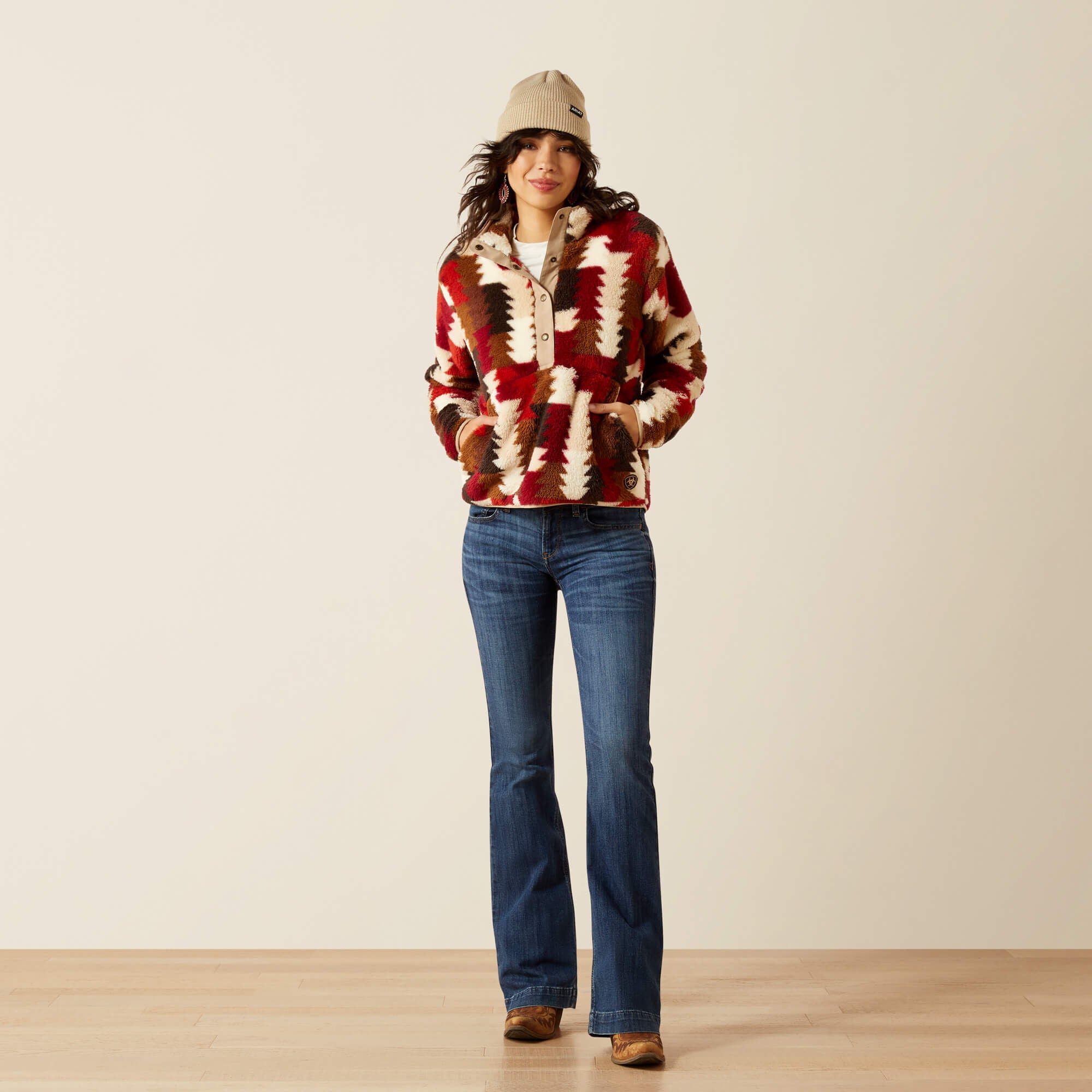 Berber Snap Front Sweatshirt-Ariat