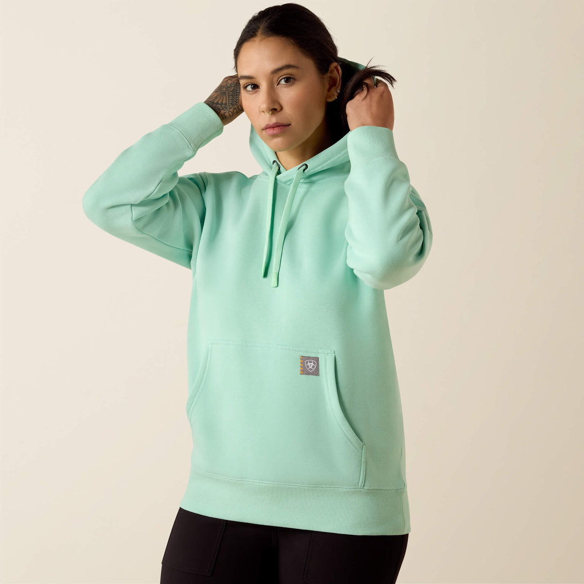 Rebar Lightweight Graphic Hoodie-Ariat