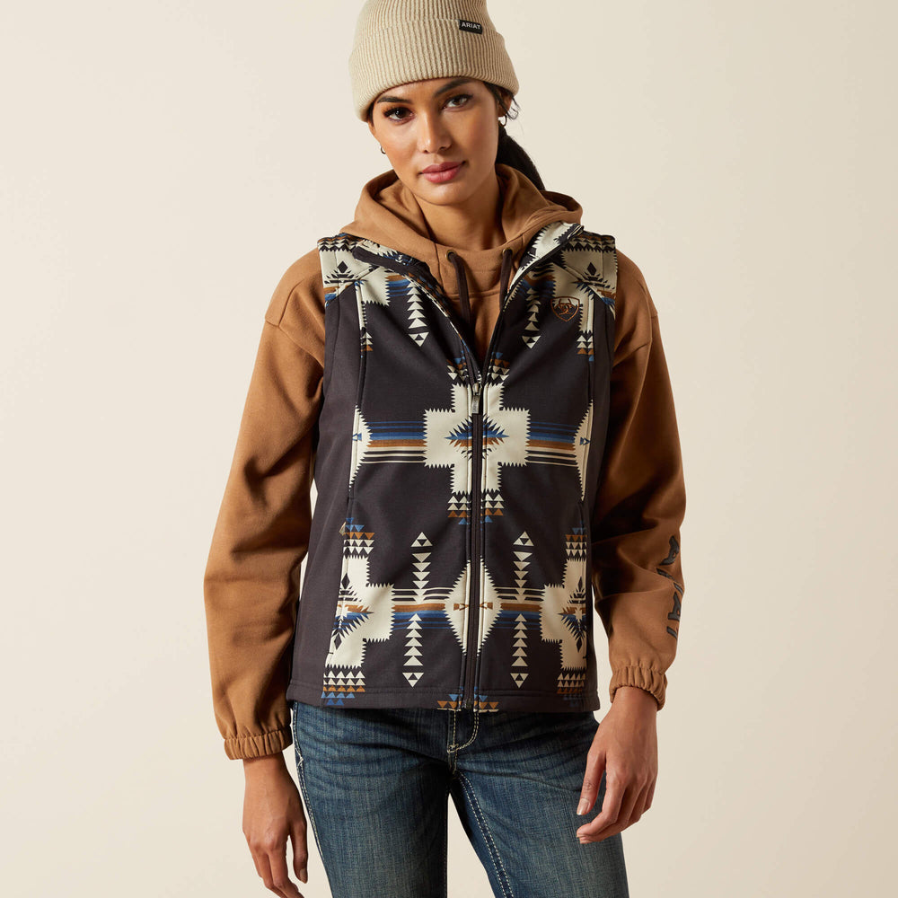 Ariat Logo Softshell Print Vest-Ariat
