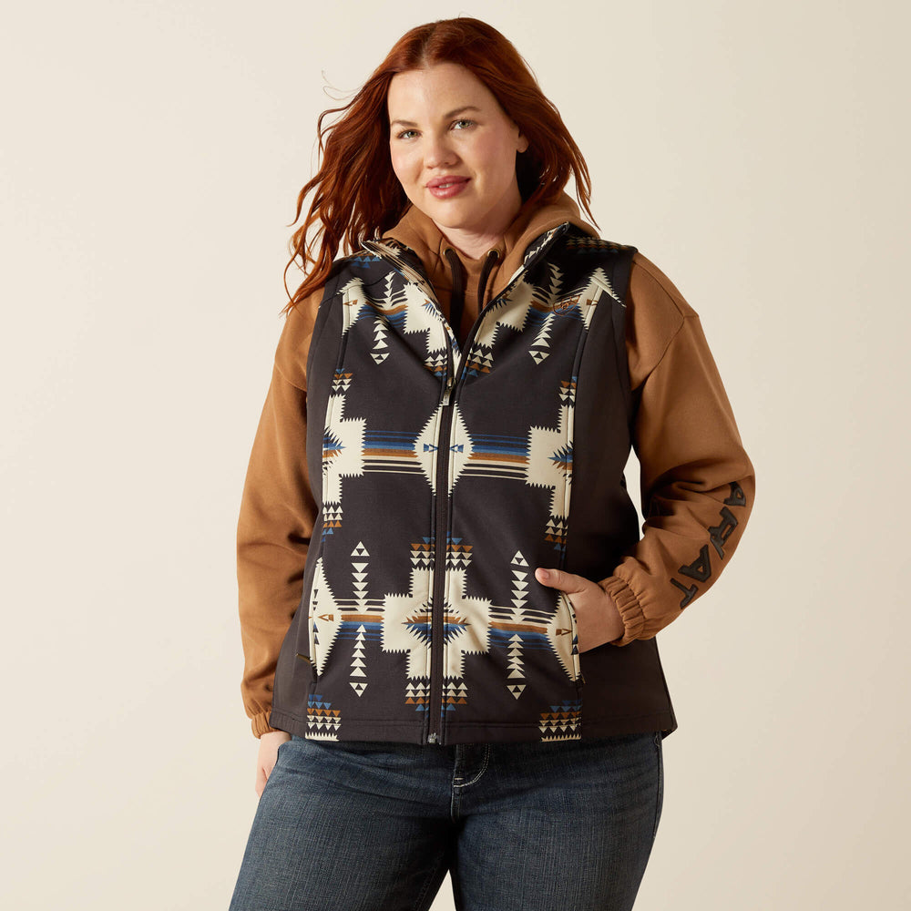 Ariat Logo Softshell Print Vest-Ariat
