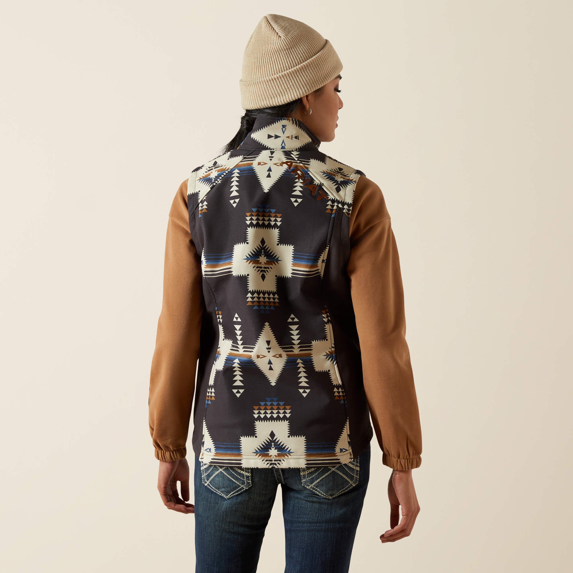 Ariat Logo Softshell Print Vest-Ariat